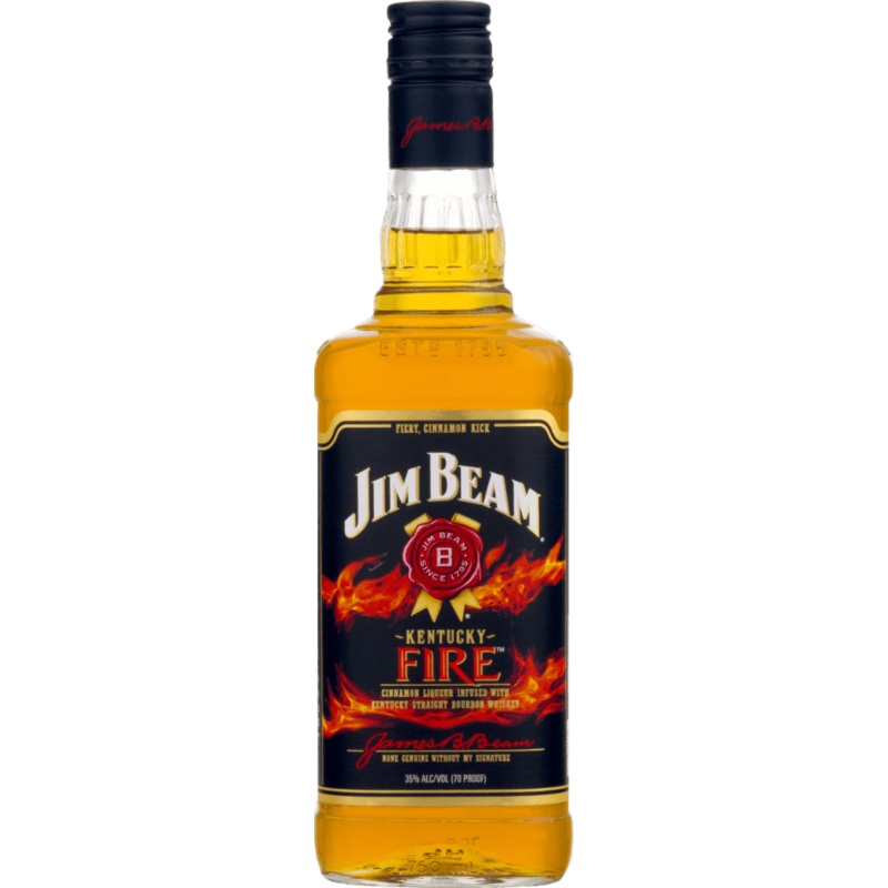 Jim Beam Kentucky Fire Bourbon Whiskey (750Ml)