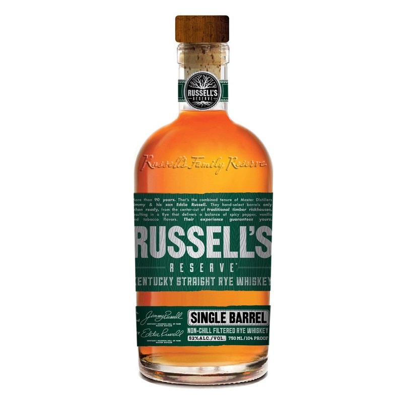 Russell's Reserve Single Barrel Rye Whiskey (750Ml)