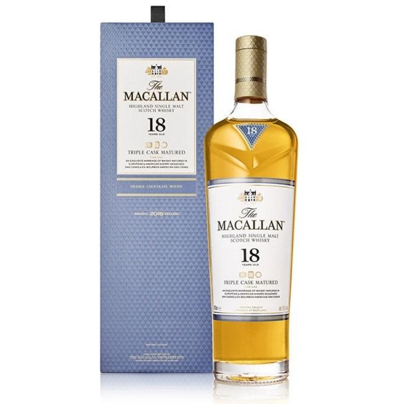 The Macallan 18 Year Old Triple Cask Scotch Whisky (750Ml)