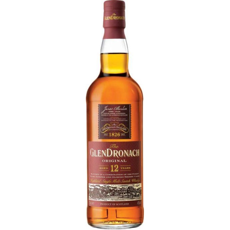Glendronach 12 Year Old Original Scotch Whiskey (750Ml)