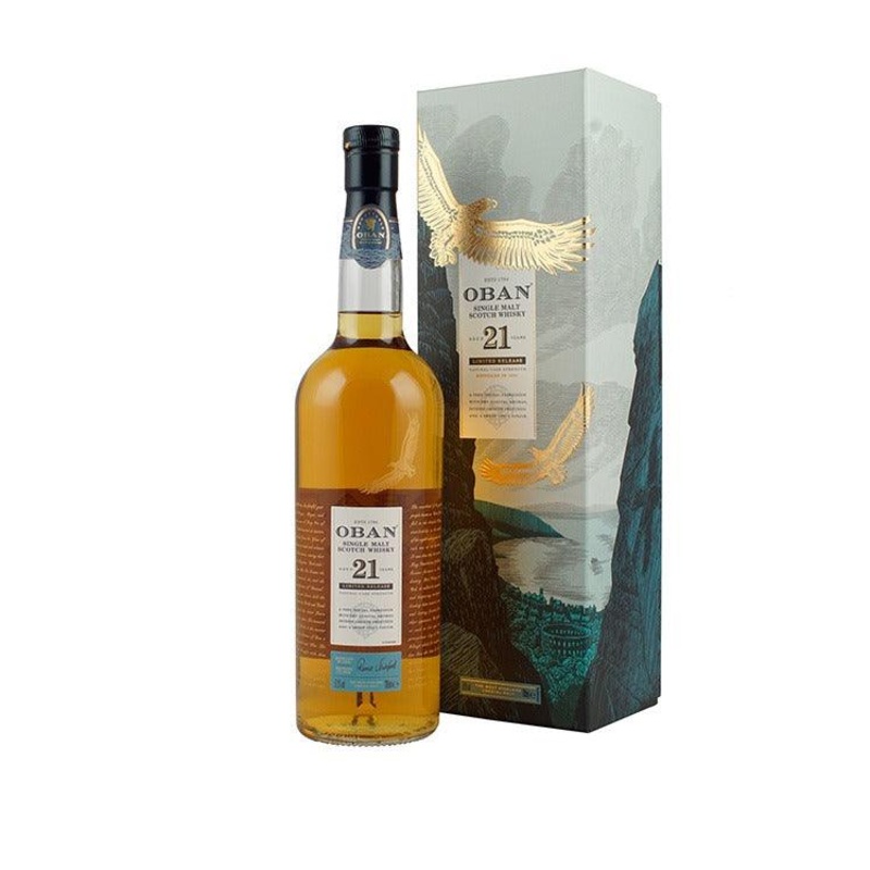 Oban 21 Year Single Malt Whisky (750Ml)