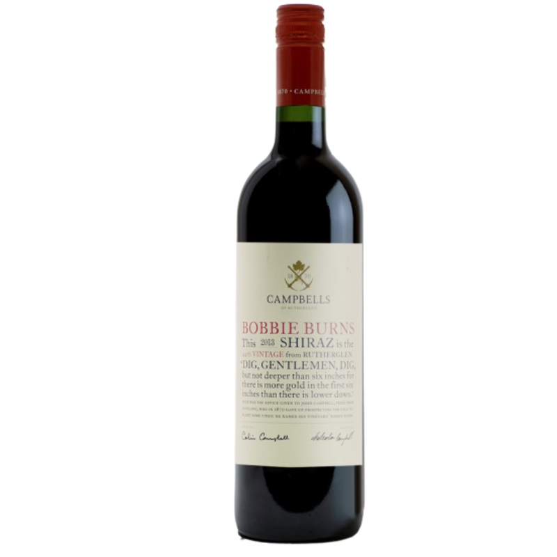 Campbells Rutherglen Shiraz Bobbie Burns 2013 750 ML