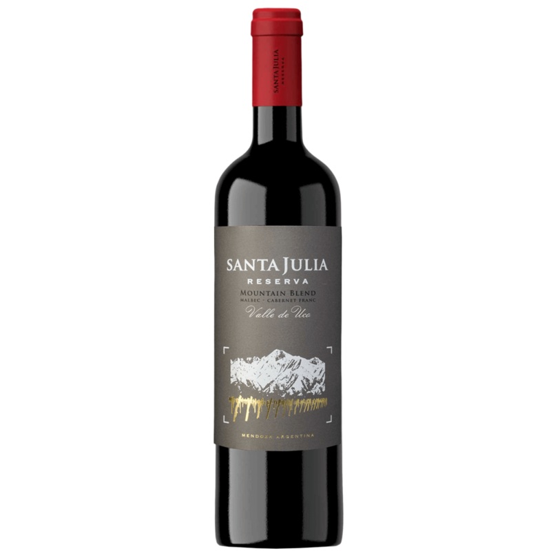 Santa Julia Reserva Malbec Cabernet Franc Mountain Blend Valle de Uco 2018 750 ML
