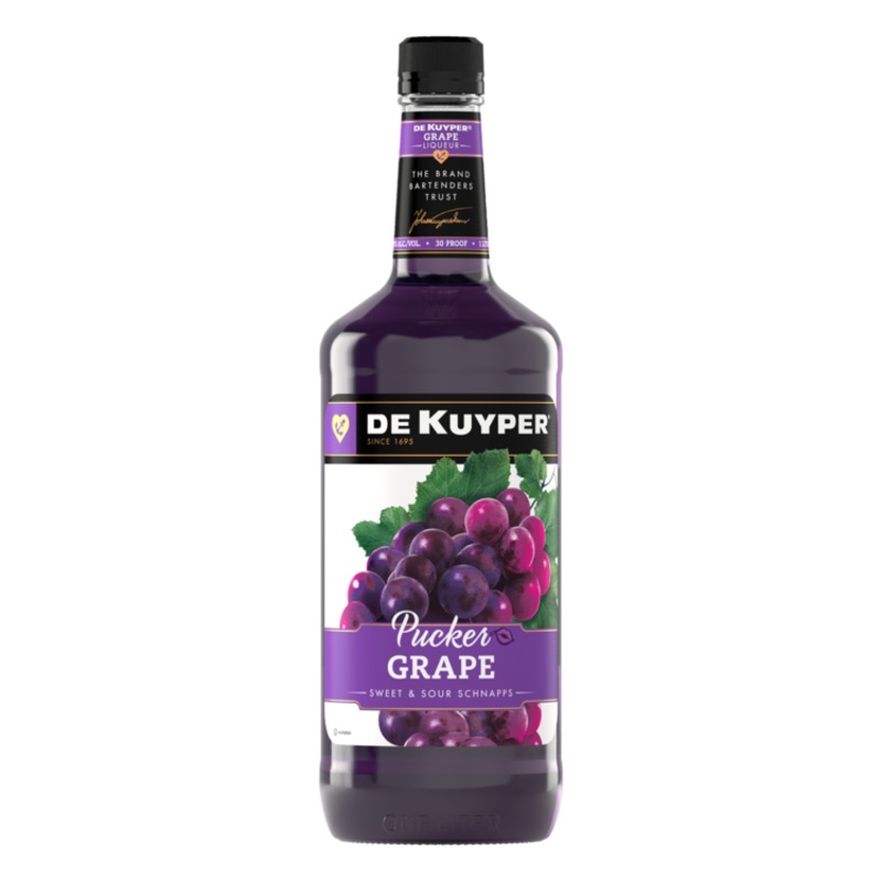 DEKUYPER PUCKER GRAPE SCH 30