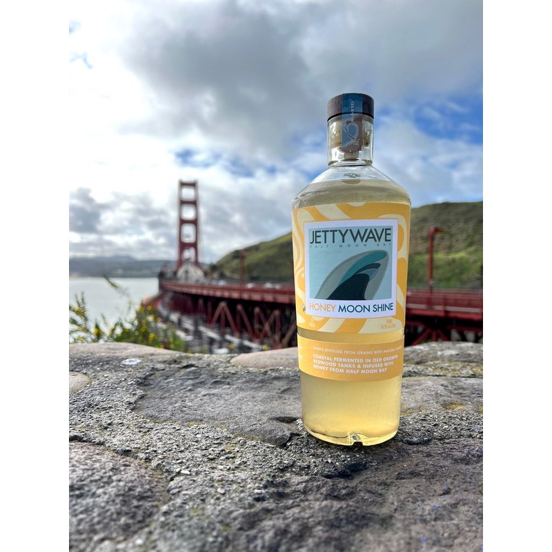 Jettywave Distillery Honey Moon Shine, Half Moon Bay 750ml