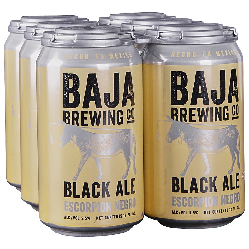 Baja Brewing Escorpion Black 12oz 6pk Cans
