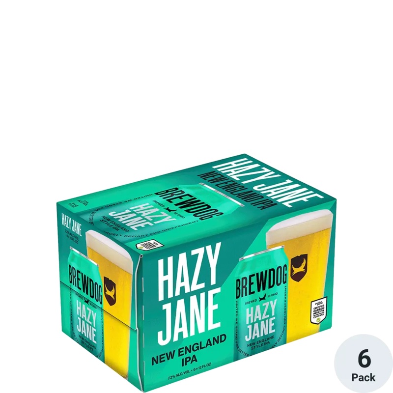 Brewdog Hazy Jane 12oz 6 Pack Can