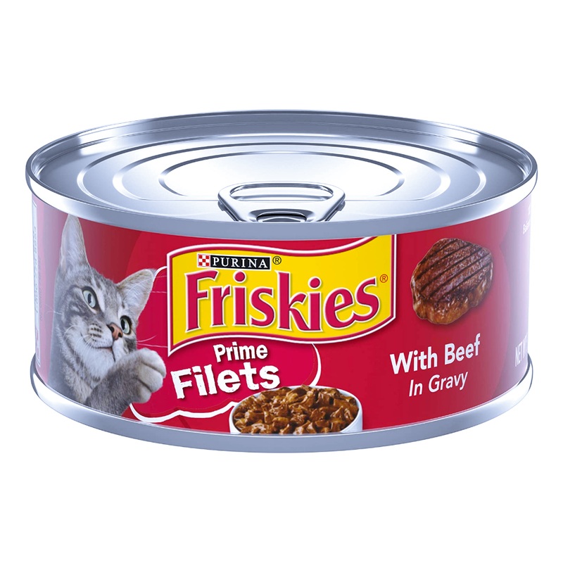FRISKIES CAT FD BEEF GRAVY DINNER 24/5.5OZ