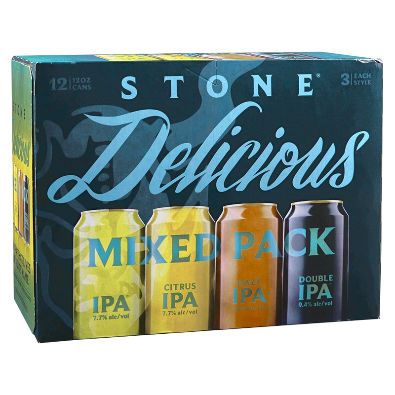 Stone Delicious Mixed 12oz 12 Pack Can