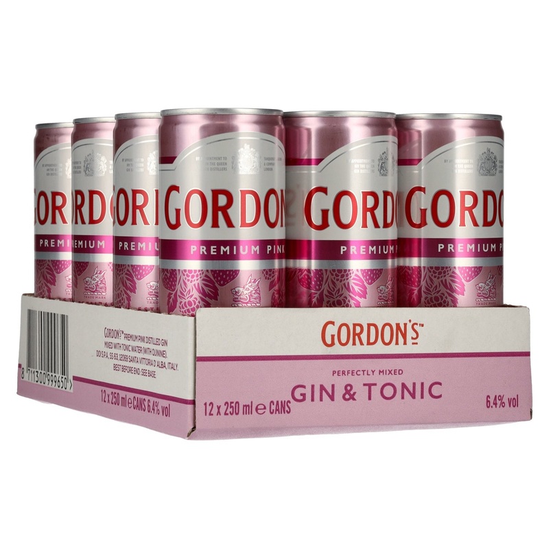 Gordon's Premium Pink Gin & Tonic 6,4% Vol. 12x0,25l Dosen