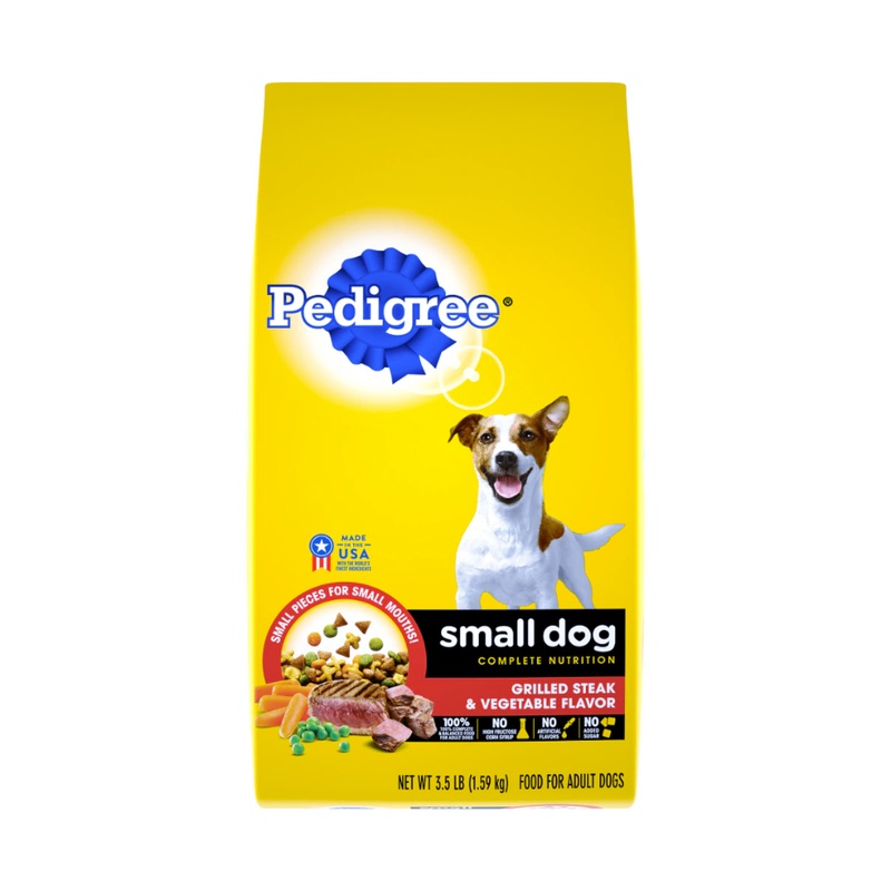 PEDIGREE DOG FD 4/3.5LB BAG SMALL DOG