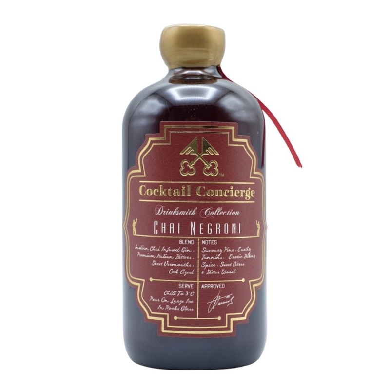 Cocktail Concierge Bottled Chai Negroni