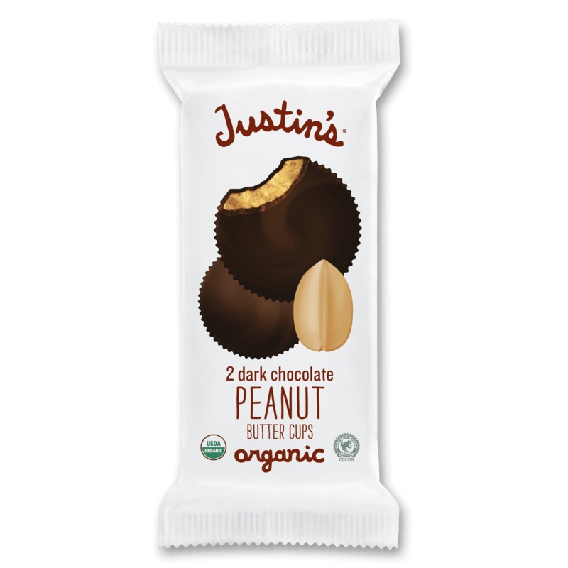 JUSTIN'S Mini Dark Chocolate Peanut Butter Cups