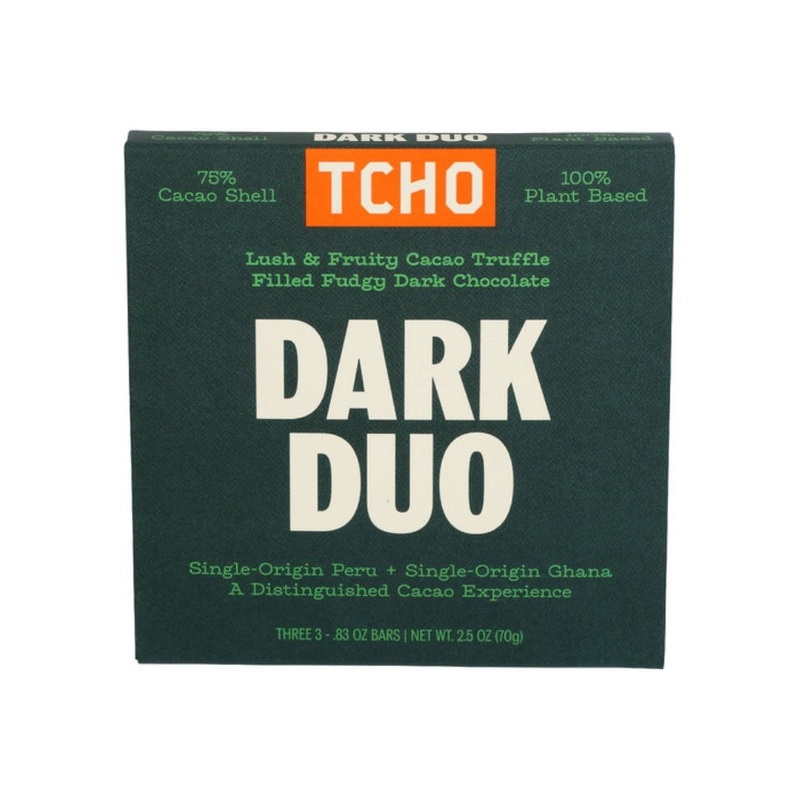TCHO Dark Duo Chocolate Bar