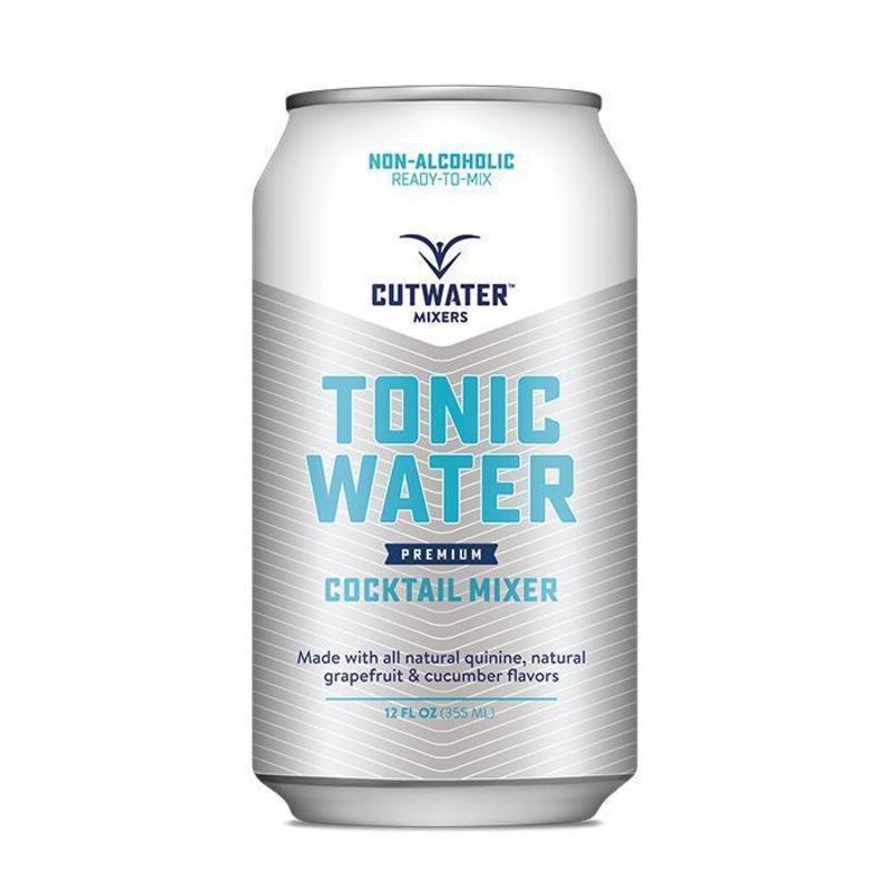 Cutwater Spirits Tonic Water Mixer (4 Pack  12 Ounce Cans)