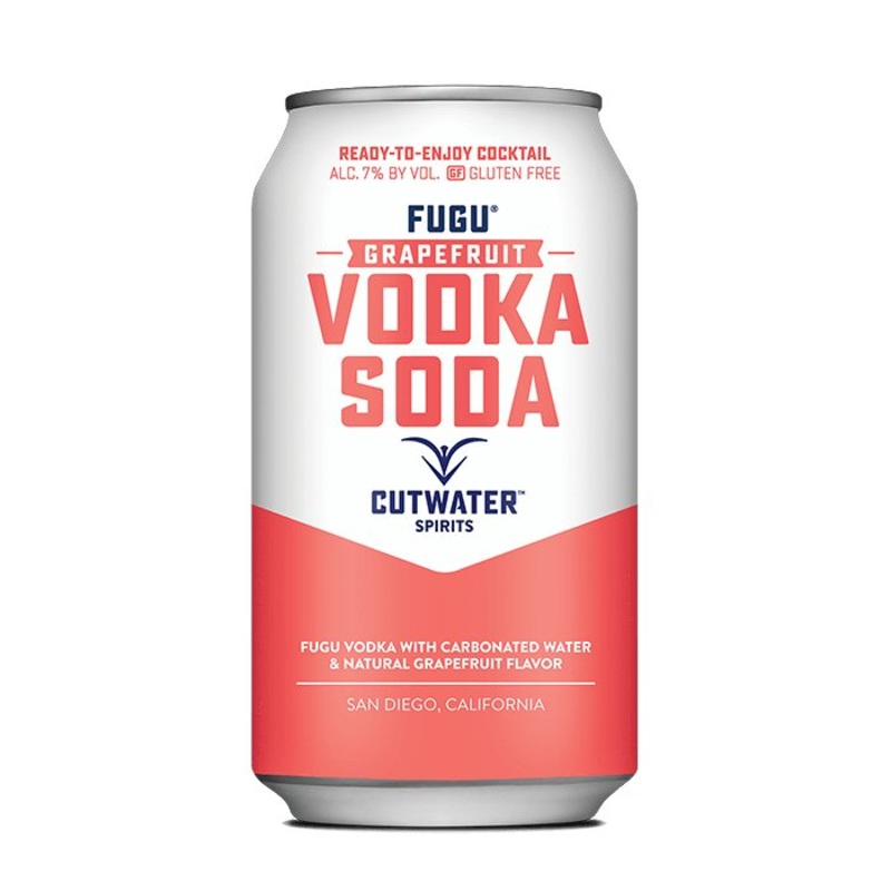 Fugu Grapefruit Vodka Soda (4 Pack - 12 Ounce Cans)