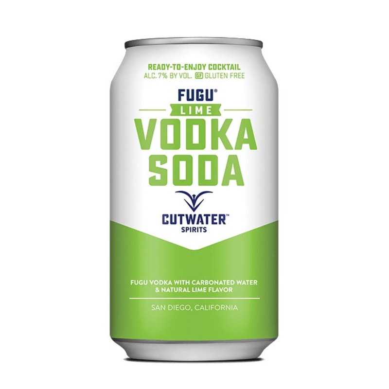 Fugu Lime Vodka Soda (4 Pack - 12 Ounce Cans)