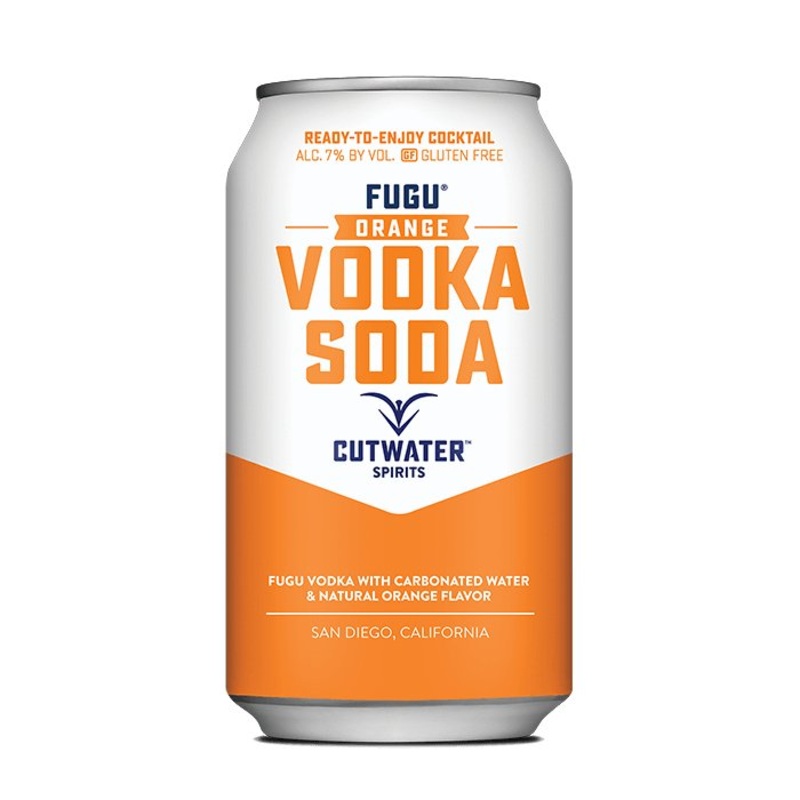Fugu Orange Vodka Soda (4 Pack - 12 Ounce Cans)