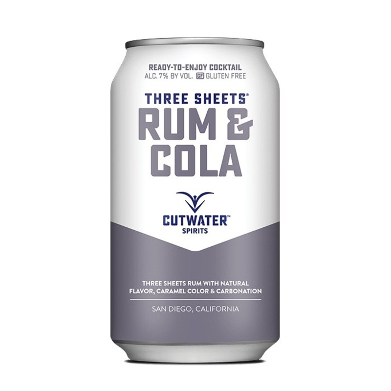 Three Sheets Rum & Cola (4 Pack - 12 Ounce Cans)