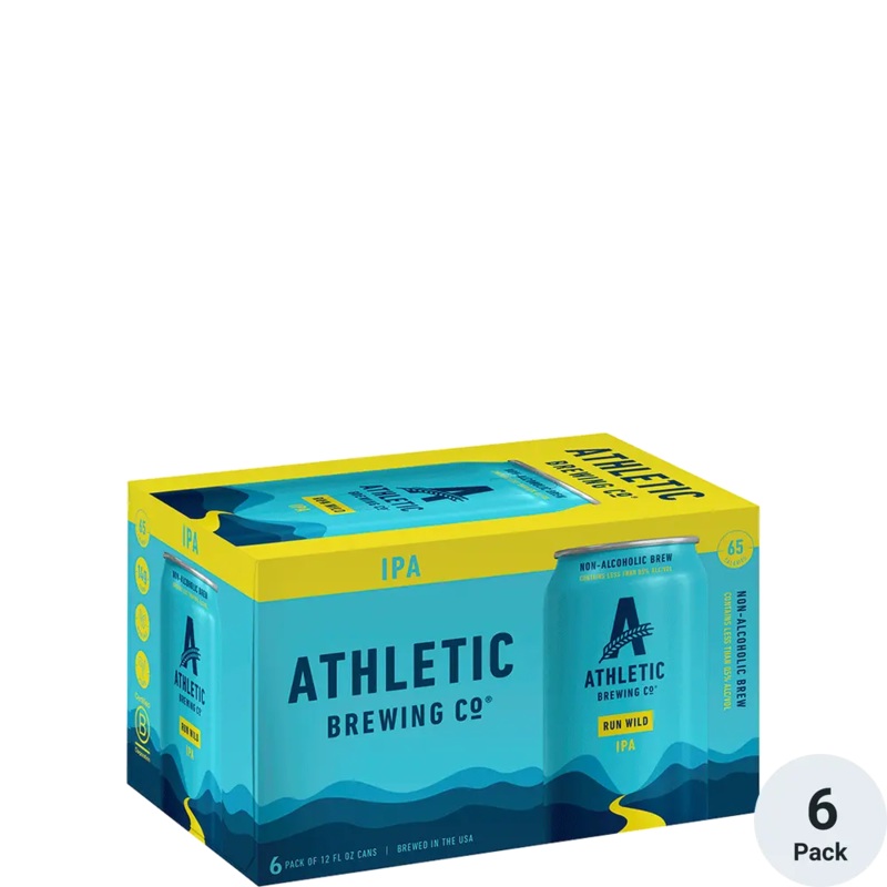 Athletic Run Wild Ipa Non Alcoholic 12oz 6 Pack Can