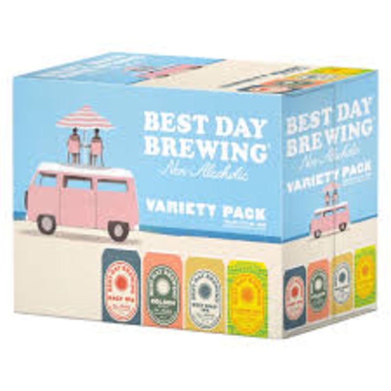 Best Day Br Non Alcoholic Veriety Pack 12oz 12 Pack Can