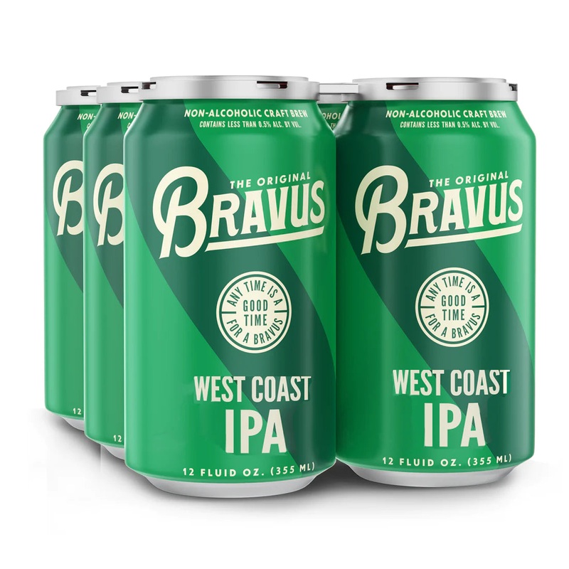 Bravus Brewing Blood West Coast IPA Non Alcoholic 12oz 6 Pack Can