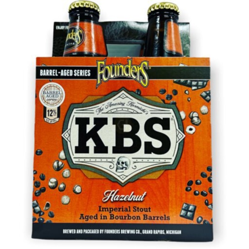 Founders KBS Hazelnut Fudge 12oz 4pk Bottles