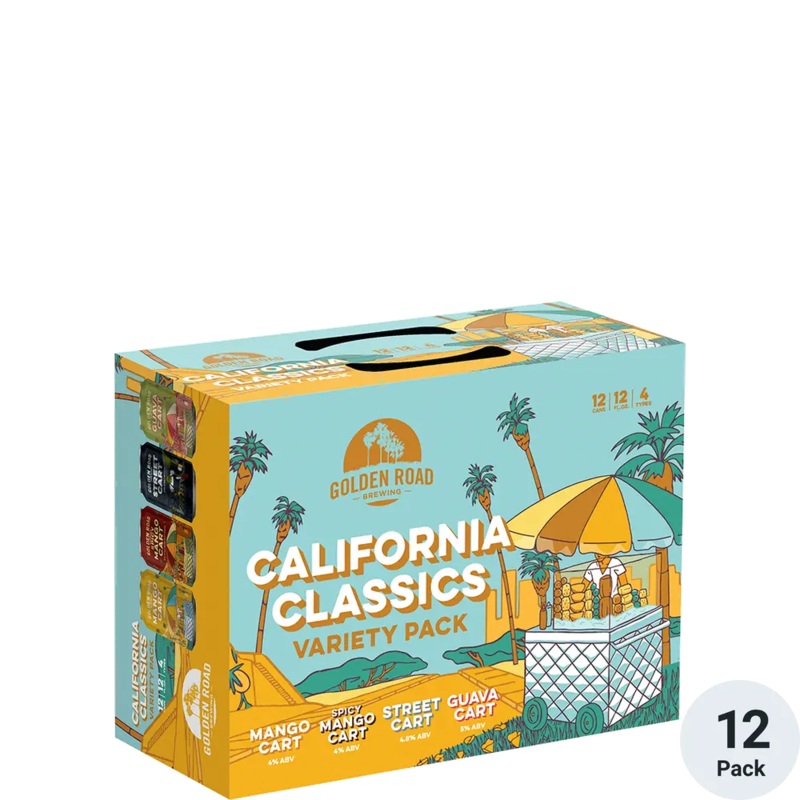Golden Road California Classics Variety Pack 12oz 12 Can
