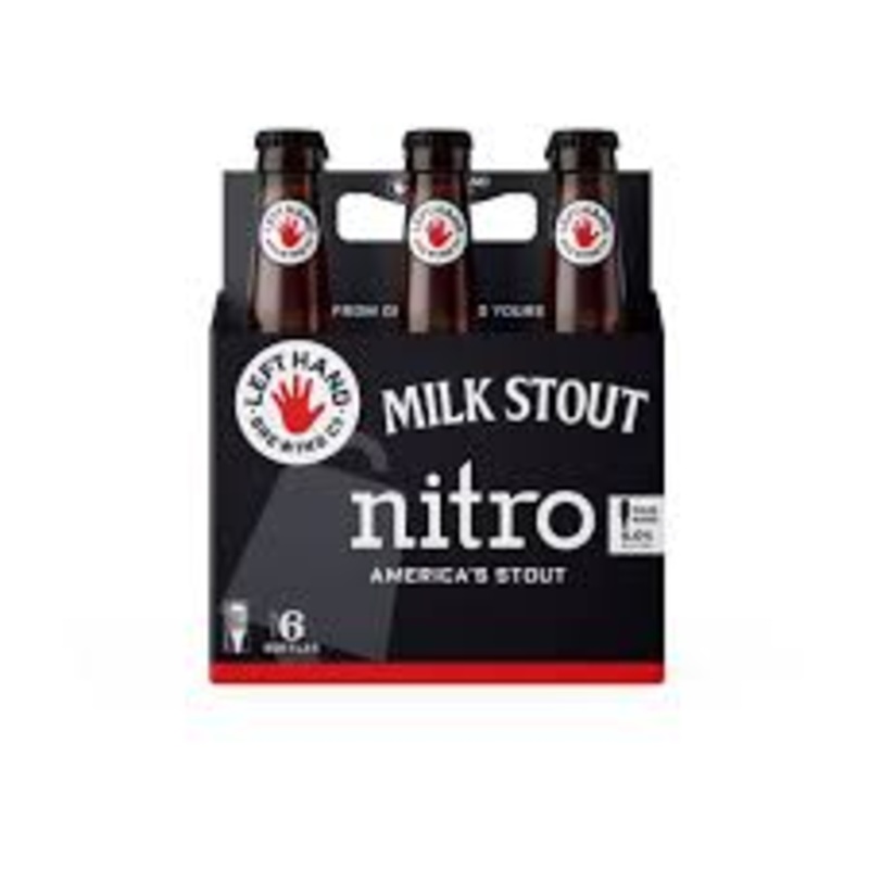 Left Hand Milk Stout Nitro 12oz 6pacvk Bottles