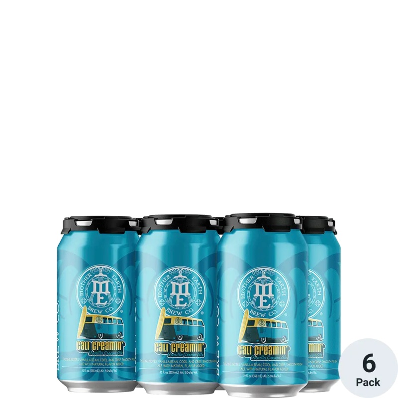 Mother Earth Cali Creamin Vanilla Cream Ale 12oz 6 Pack Can