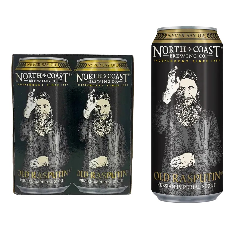 North Coast Old Rasputin Russian Imperial Stout 16oz 4 Pack Can