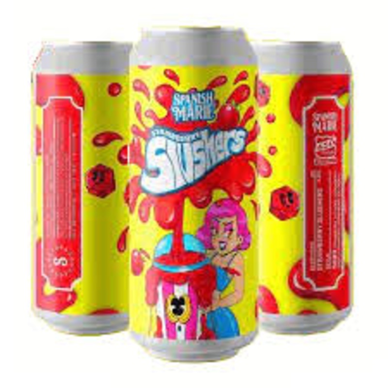 Spanish Marie Strawberry Slushers 16oz 4pk Cans