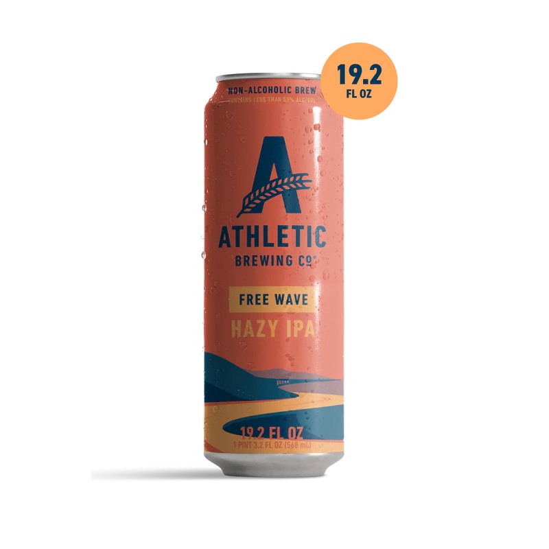 Athletic NA Free Wave Hazy Ipa 19.2oz Can