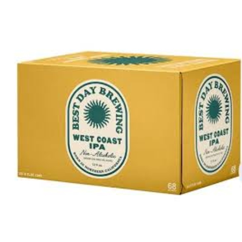 Best Day Brewing West Coast Ipa Non Alcoholic 12oz 6 Pack