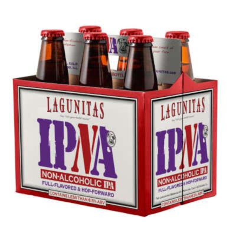 Lagunitas Ipa Non Alcoholic Ipa 12oz 6 Pack Bottle