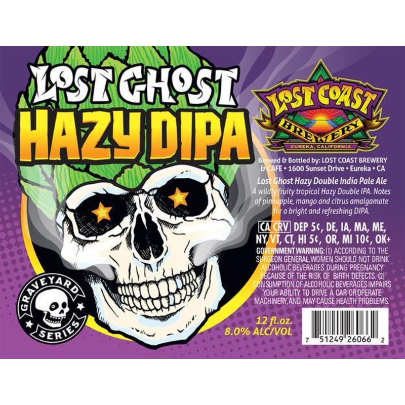 Lost Ghost Hazy DIPA | Lost Coast Brewery