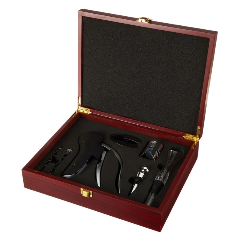 7-Piece Wine Tools Boxed Gift Set by True Brands