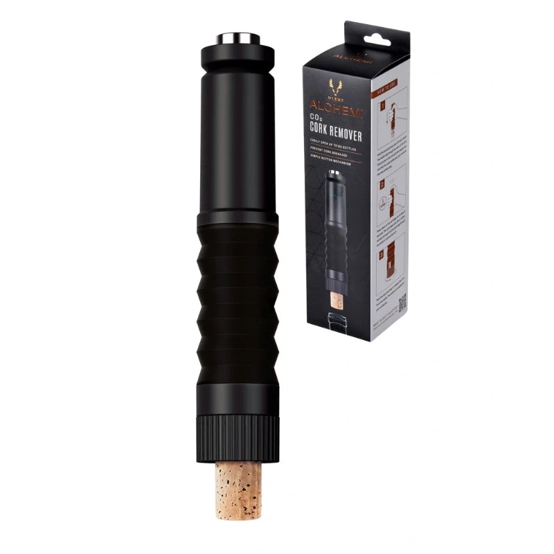 Alchemi CO2 Cork Remover in Black by Viski
