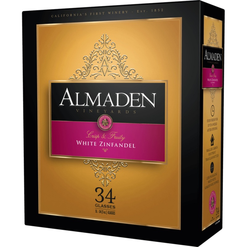 ALMADEN MTN WHITE ZINFANDEL BIB
