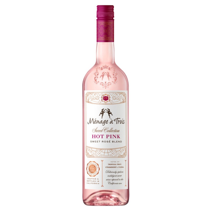 MENAGE A TROIS ROSE HOT PINK