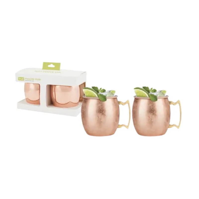 Moscow Mule: Copper Cocktail Mug, 2 Pack, by True
