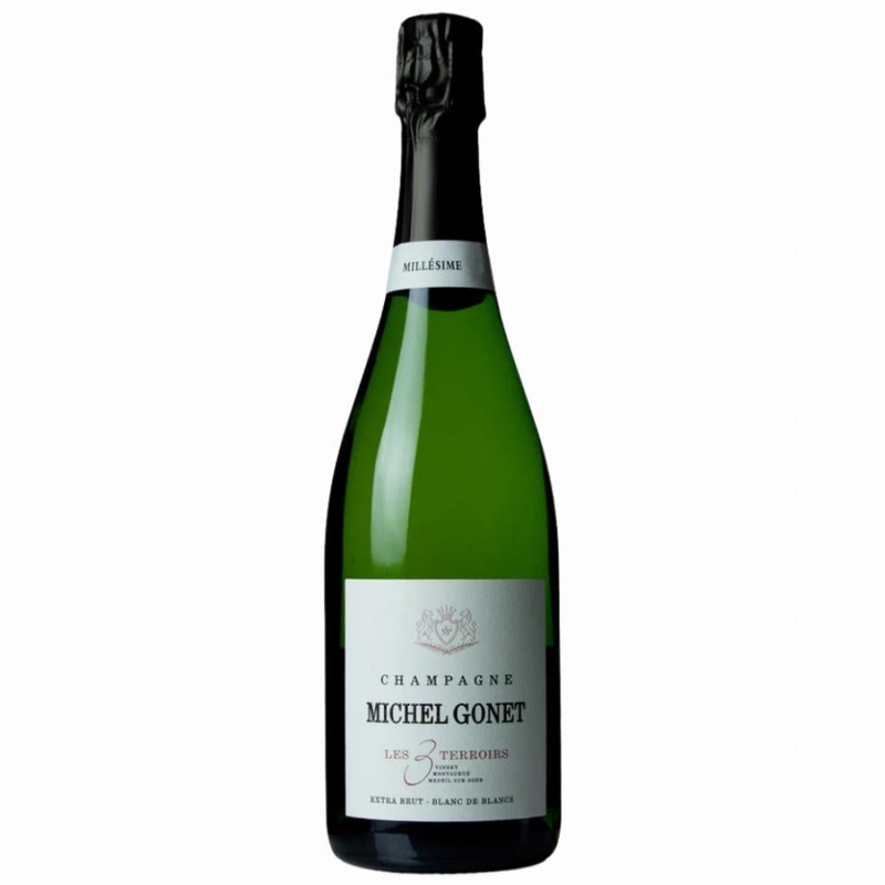Michel Gonet Champagne Extra Brut Blanc De Blancs Les 3 Terroirs 2019 750ml