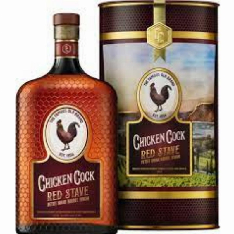 Chicken Cock Red Stave Kentucky Straight Bourbon Whiskey 750ml