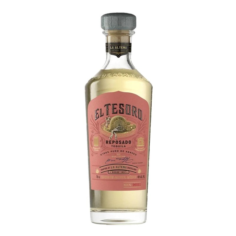 El Tesoro Tequila Reposado 100% Puro de Agave 750ml