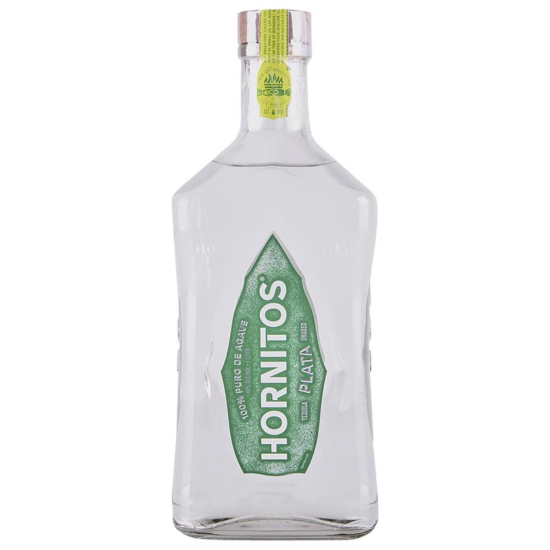 Hornitos PLATA Tequila 100% Puro Agave 1.0L LITER