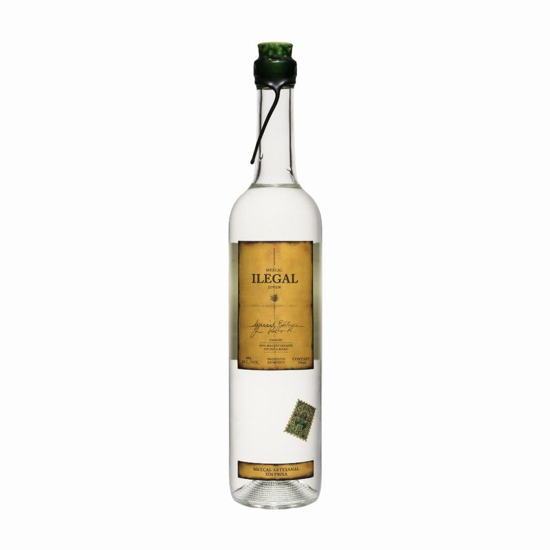 Ilegal Mezcal Artesanal Joven  100% de Espadin 80 Proof 750ml
