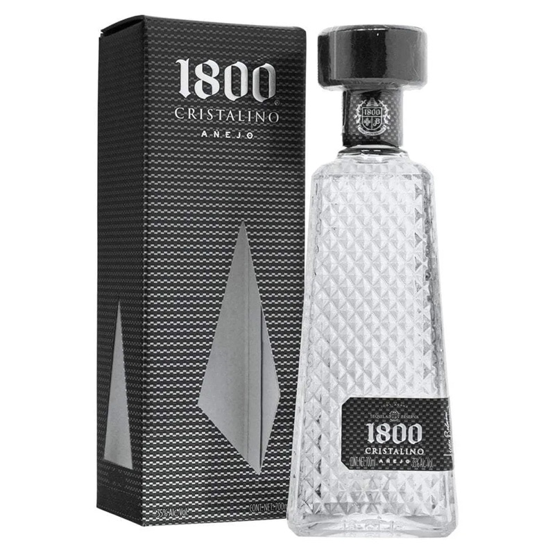 1800 Cristalino Anejo Tequila, 70 cl