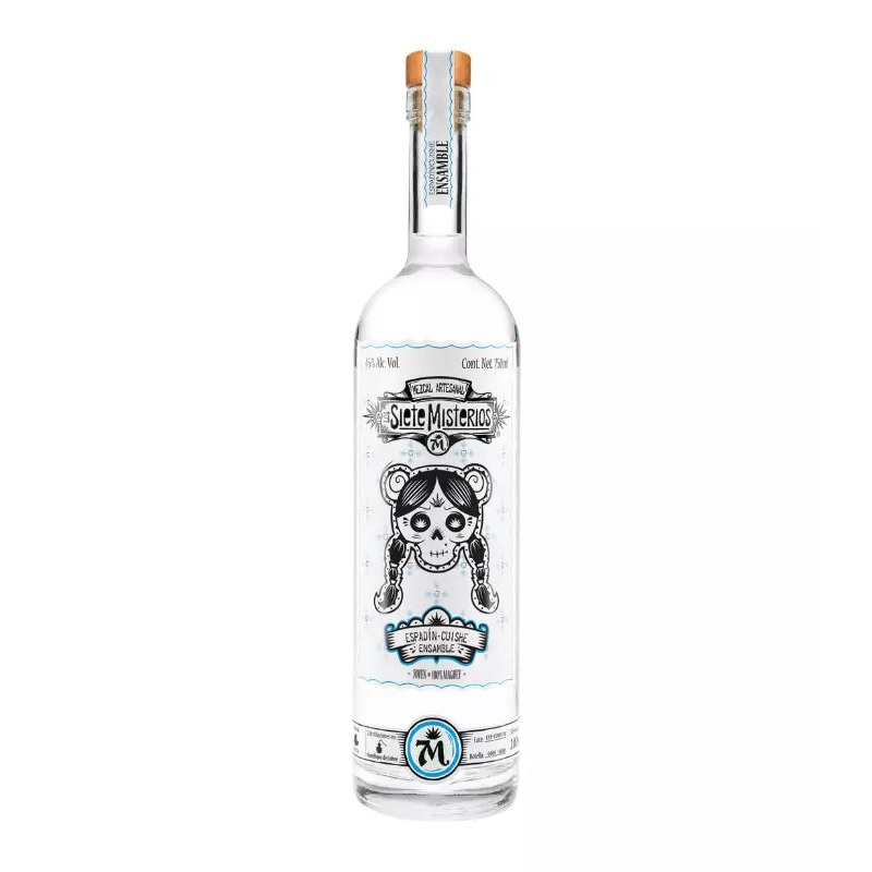 Los Siete Misterios Ensamble Espadin Cuishe Mezcal 750mL