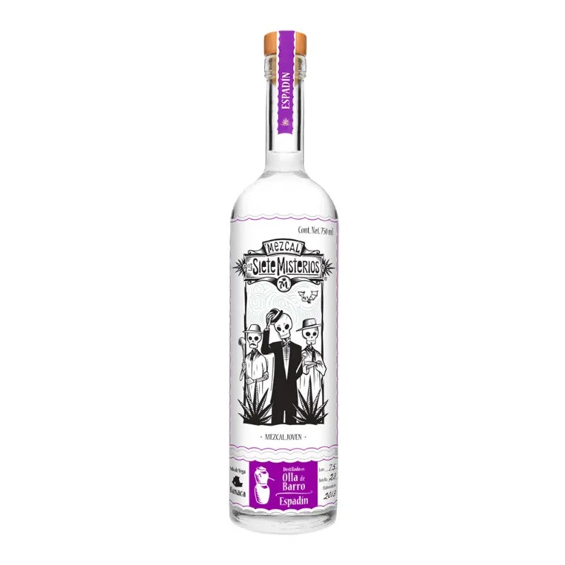 Los Siete Misterios Espadin Olla de Barro Mezcal 750mL