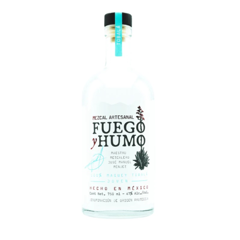 Fuego y Humo Mezcal Artesanal Tobal Joven 750ml